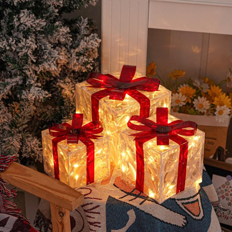 Caja De Regalo Navideña (Decoracion)