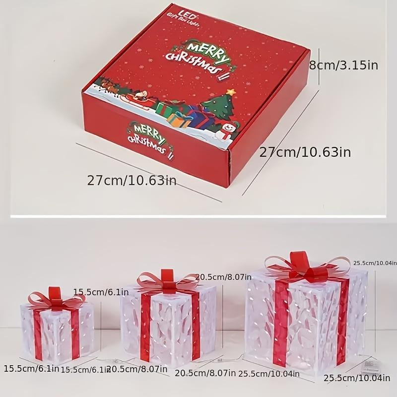 Caja De Regalo Navideña (Decoracion)