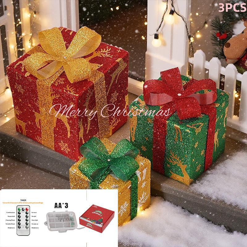 Caja De Regalo Navideña (Decoracion)