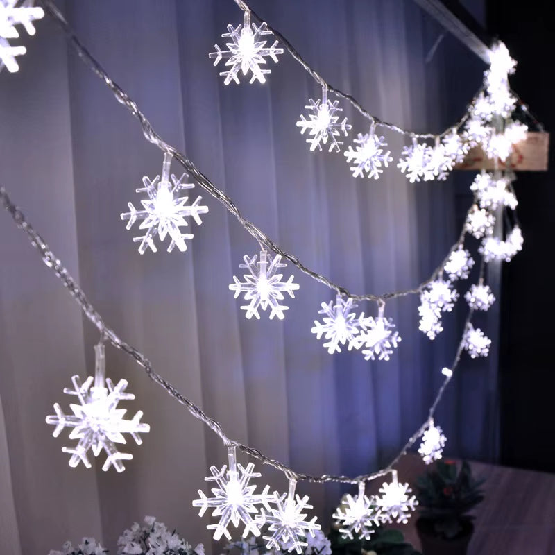 Luz LED Copos De Nieve (Decoracion)